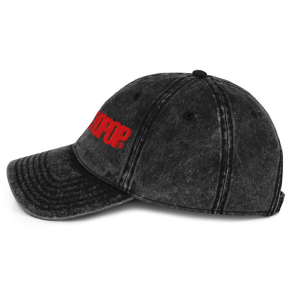 TOKYOPOP Embroidered Vintage Cotton Twill Cap (Red) - Image 11
